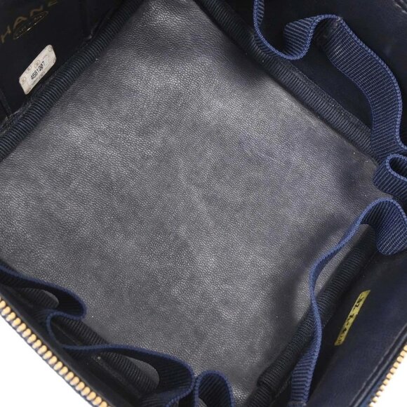 Chanel Blue Denim Vanity Handbag 135090 - Picture 8 of 10